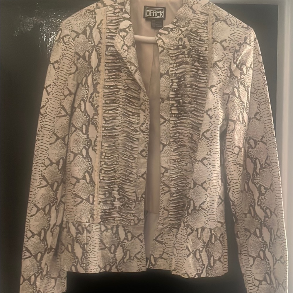 Snake Print Women's Jacket